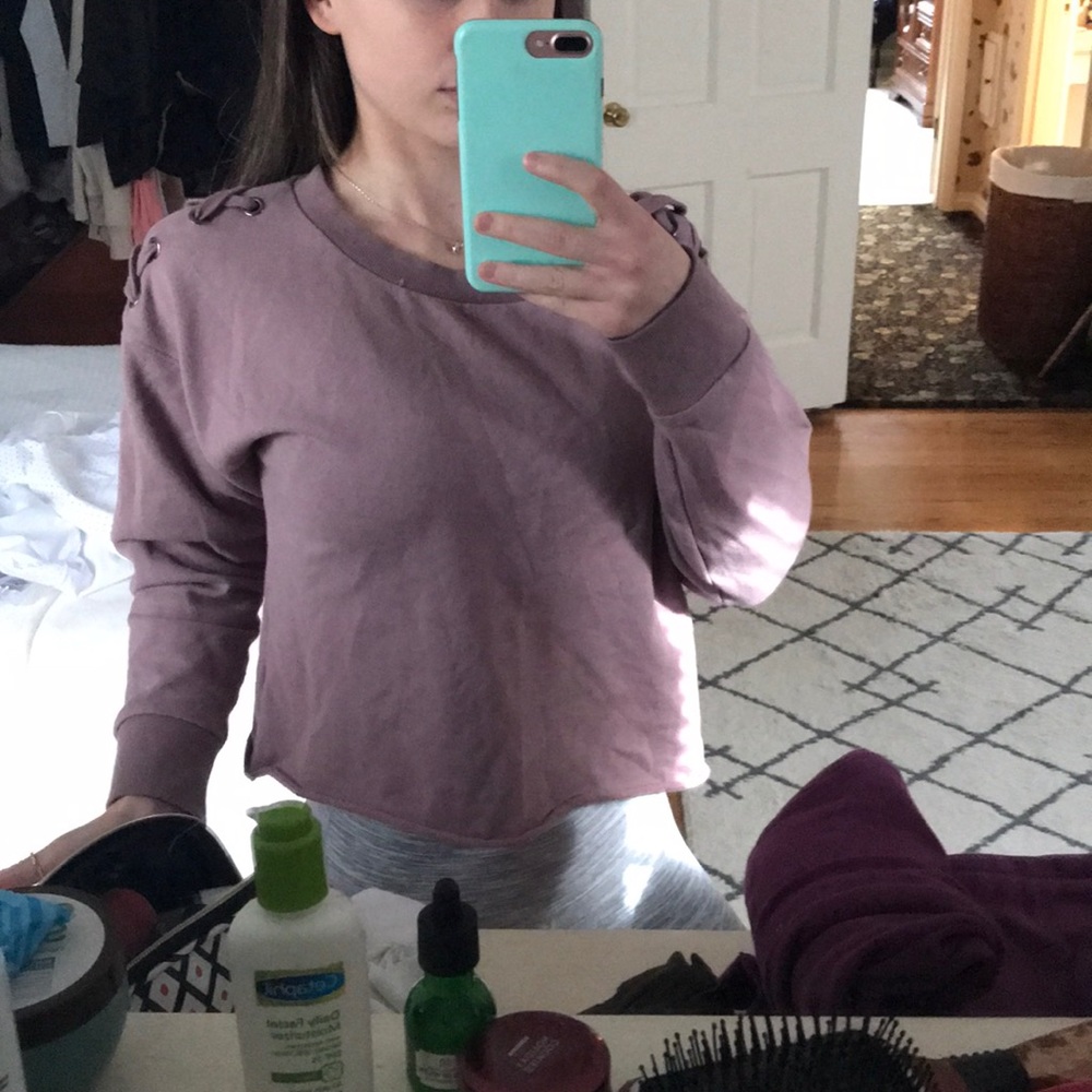Cropped long sleeve- target